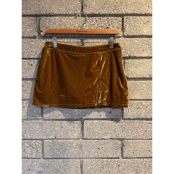 Urban Outfitters Crushed Velvet Skort - Picture 1 of 6